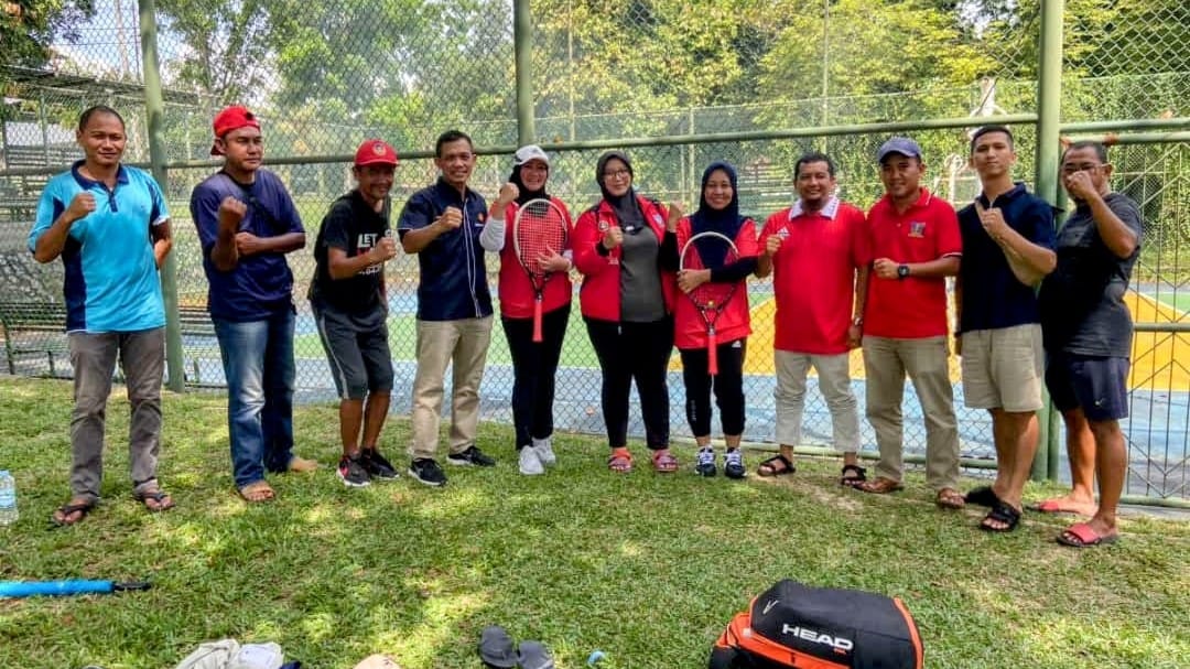 Cabor Tenis Lapangan Ganda Putri Bebas Bangka Selatan Raih Emas Porprov