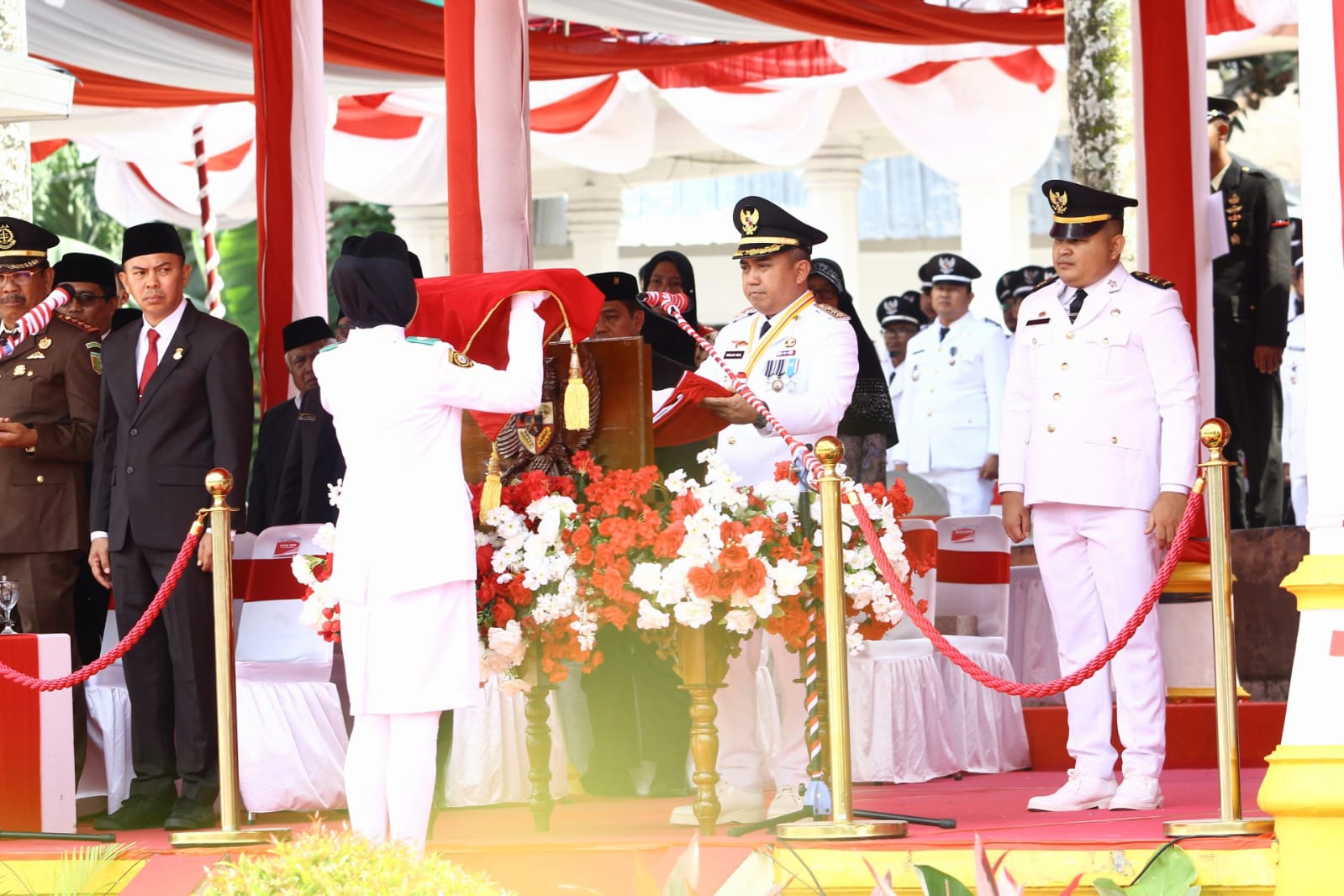 Peringatan HUT RI Ke-78 Di Kota Beribu Senyuman, Wako Molen : Ayo Kita ...